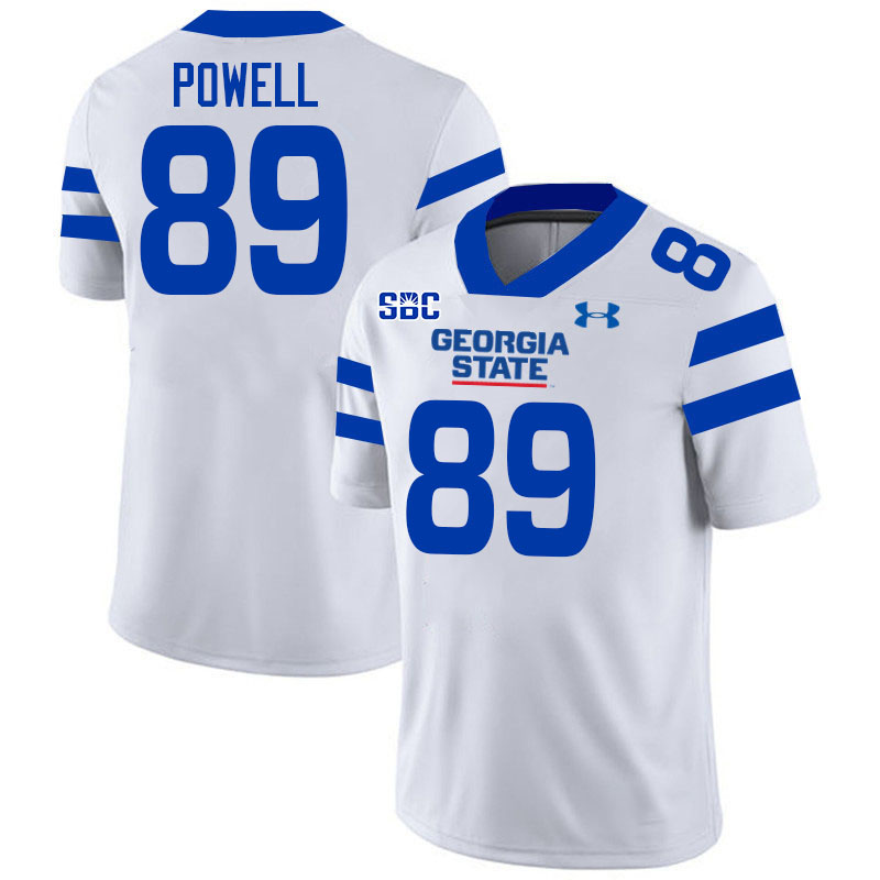 Georgia State Panthers #89 Amari Powell College Football Jerseys Stitched-White